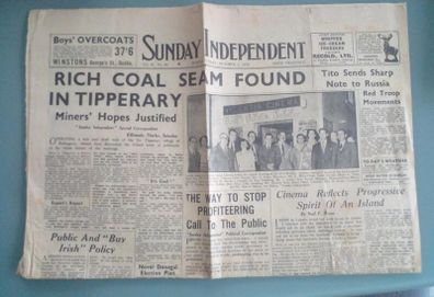 Old Newspaper 1949