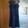 Coast navy pleated lace inserts dress occasion wedding communion party 14 brand new Image 2