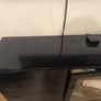 Cabinet/TV unit - Black tempered glass Image 2