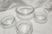 Vintage Glass Dish and Bowls