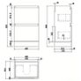 Vanity Unit 500mm Floor standing Image 3