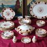 Rare 45 Piece Royal Albert Lady Hamilton Bone China Gold Gilt Dinner And Tea Service / Set For 6 Person Setting Made In England Image 3