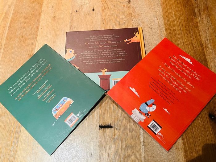 Peter Donnelly Kids Books x3 - The President's Cat, Glasses & Dead Zoo