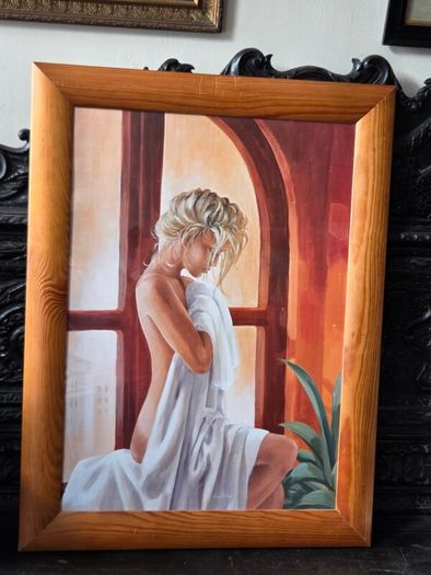 "Tenderness" by Renate Holzner Large Framed print
