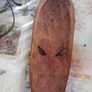 Two Old Hand Carved African Tribal Masks for sale, Measurments in the photos Image 2