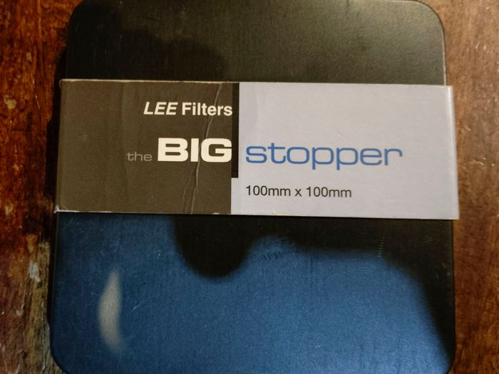 Lee Filters, 105mm Polariser, Big Stopper, Adapter Rings, Pouches & Boxes (used).