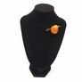 Brutalist Baltic Amber Silver Brooch Image 9