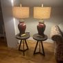 Two lamps with lampshades for sale Image 2