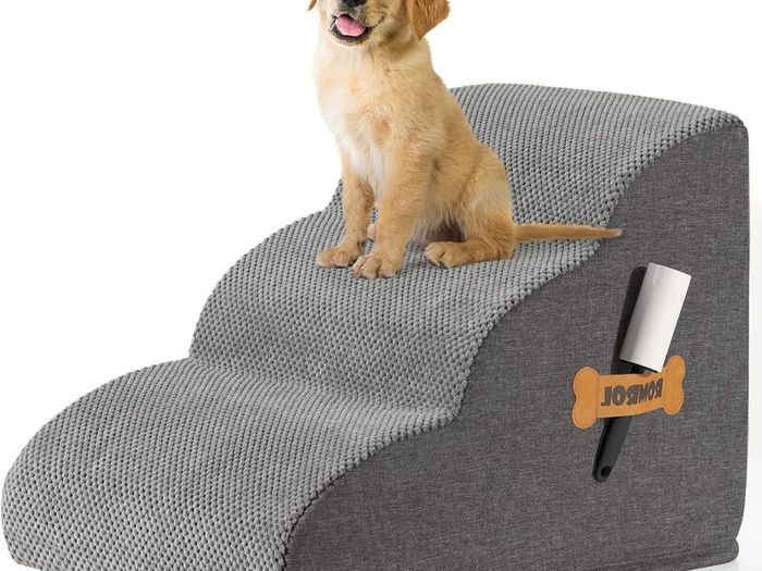3-Step Dog Stairs for Bed and Sofa Non-Slip Pet Ramp - Brand New Sealed