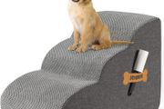 3-Step Dog Stairs for Bed and Sofa Non-Slip Pet Ramp - Brand New Sealed