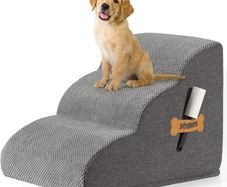 3-Step Dog Stairs for Bed and Sofa Non-Slip Pet Ramp - Brand New Sealed