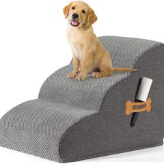 3-Step Dog Stairs for Bed and Sofa Non-Slip Pet Ramp - Brand New Sealed