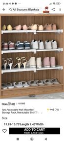 1expandable shelf bnwts