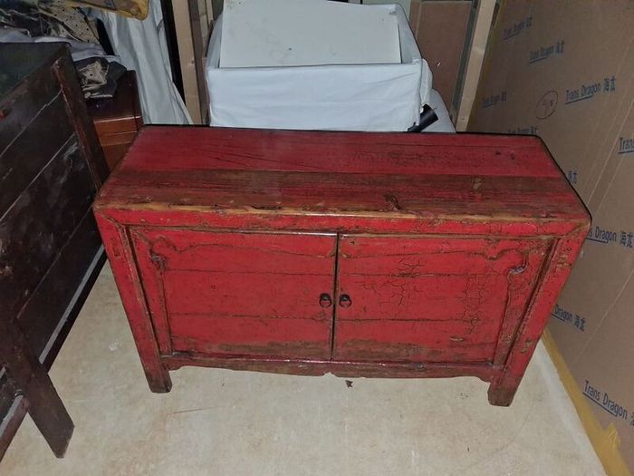 Chinese style lacquer cabinet