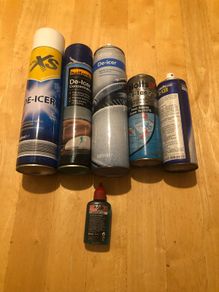 car de-icer spray