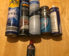 car de-icer spray
