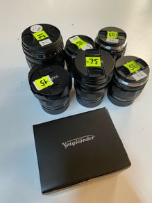 Voigtlander Full Frame Leica M Mount Lens Kit R and E Mount Converter Available