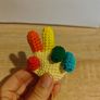 Crocheted 'Rainbow Hand' Image 4