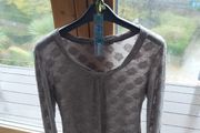 Bohemia Label Ladies Gray Cotton Mix Top Sz L UK14