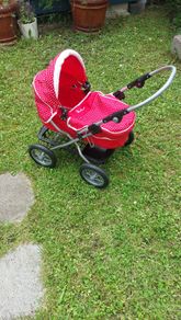 Dolls pram, silver cross