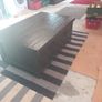 Large mahogany coffee table Image 6