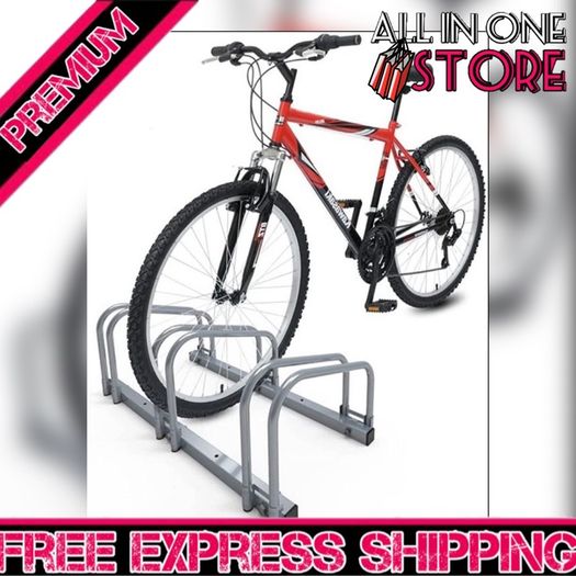3 Bike Stand Floor or Wall mounted bike rack for garage Bicycle Parking rack Cycle Storage Locking Stand (FREE SHIPPING)