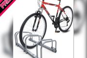 3 Bike Stand Floor or Wall mounted bike rack for garage Bicycle Parking rack Cycle Storage Locking Stand (FREE SHIPPING)
