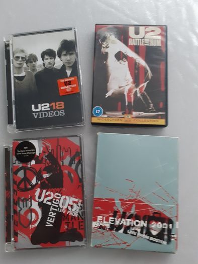 Metallica , U2 , The Doors - dvd