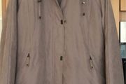Size 16 Ladies Beige Lightweight Cosy Parka Style Jacket by Eastex