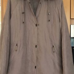 Size 16 Ladies Beige Lightweight Cosy Parka Style Jacket by Eastex