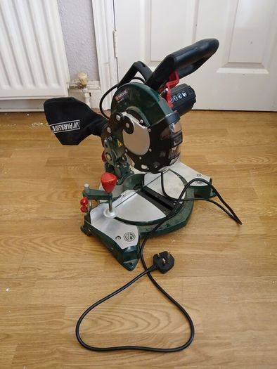 Parkside cross cut mitre saw.