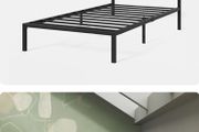 single metal bedframe