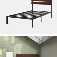 single metal bedframe