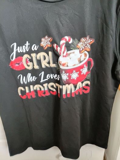 Medium size Christmas tee shirt