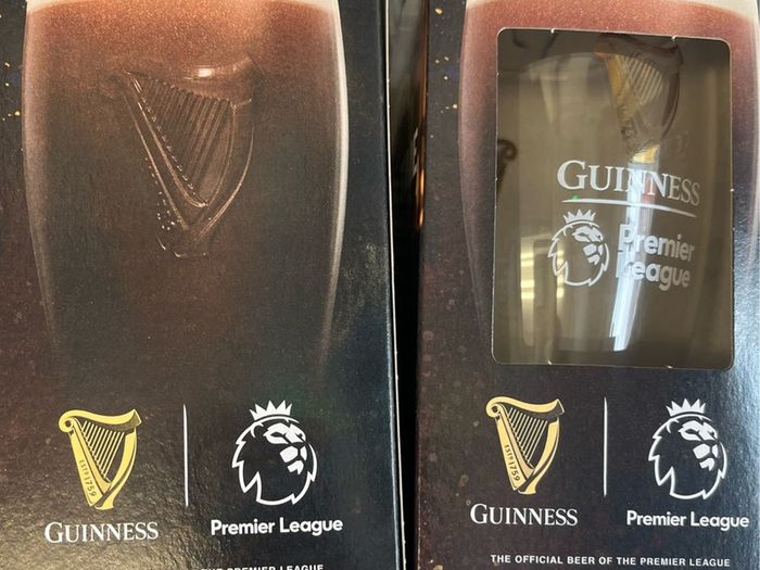 Birra Moretti Sale di mare guinness BLUE moon Pint Glass Beer Limited edition Heineken Stella Bavaria Pint Glasses Beer Heineken carlsberg Pint beer Glass brand new with box