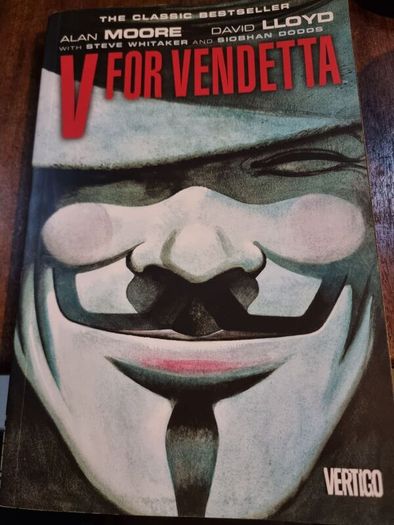 V for Vendetta graphic novel - Alan Moore and David Lloyd