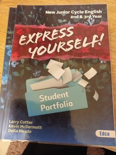 English Express yourself text e book and portfolio