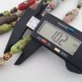 Antique Venetian Style MultiColor Face Glass Beads Necklace Image 7