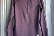 Nike pro zip top - size medium