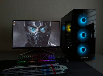 Full Setup Intel Core i7 Gaming PC  RTX 12GB MSI Gigabyte  27" Monitor  Ideal Christmas gift