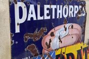 Huge Palethorpes Sausages enamel sign