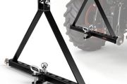 3 Point Trailer Hitch with Trailer Ball, 3 Pt Quick Hitch Attachment, Tractor Tow Drawbar Adapter, Compatible with Category 2 Tractor, Kubota, Mahindra, Ford, Yanmar, John Deere, Massey Ferguson