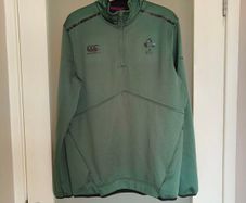 Canterbury IRFU Ireland Rugby Elite Mens 1/4 Zip fleece top