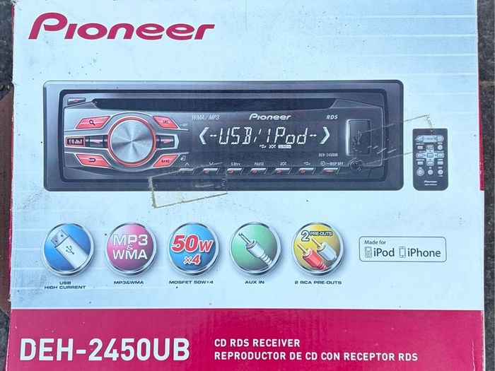 Pioneer DEH-2450UB Car Stereo CD USB AUX Boxed
