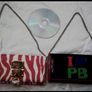 2 x "Pauls Boutique" Purse / Wallet /Clutch Bags both with Hidden Gold Chain Shoulder / Wrist Strap. Image 2