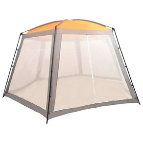 Pool Tent Fabric 590x520x250 cm Grey