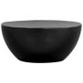 Coffee Table Hammered Aluminium 70x30 cm Black Image 5