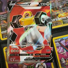 Melmetal V ! Full Art ! Ultra Rare ! from Pokemon GO Set ! 2022 ! Pokemon Card !