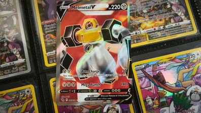 Melmetal V ! Full Art ! Ultra Rare ! from Pokemon GO Set ! 2022 ! Pokemon Card !