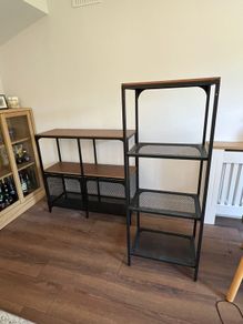 Two storage/shelving units